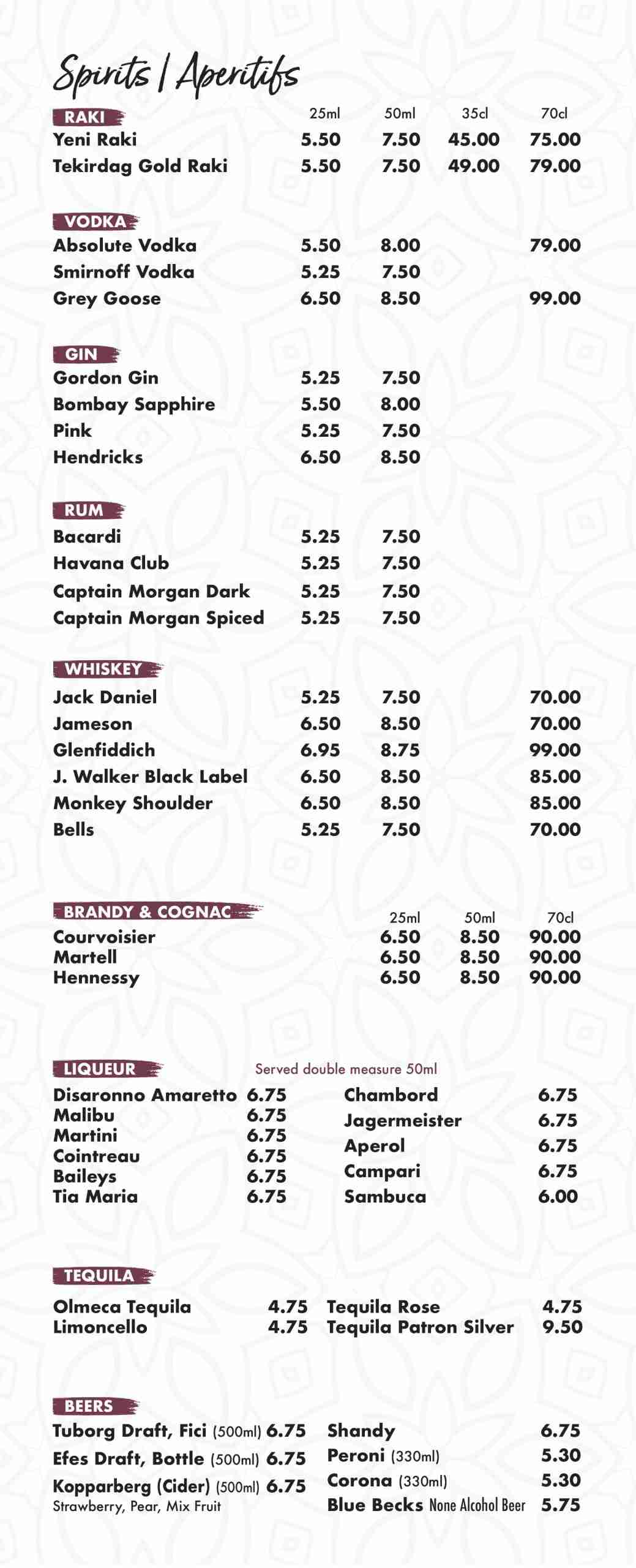 Salash Kitchen South Woodford Drinks Menu - Page 5